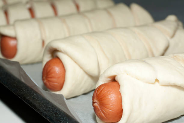 Sausage Bread Close-up