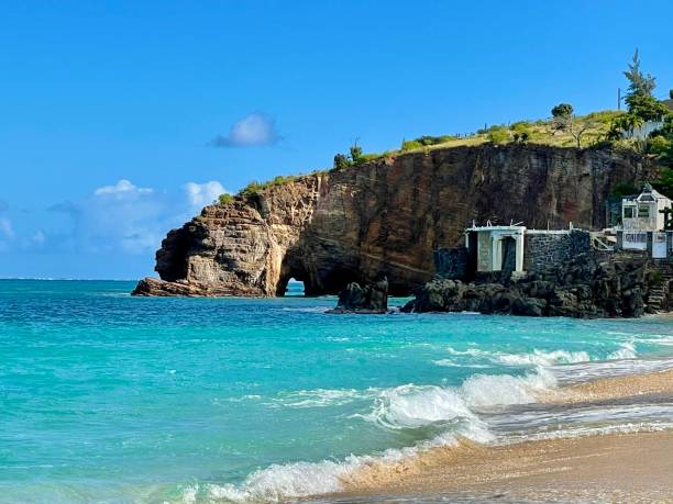 istock Baie rouge, red bay, red pond 1293329649
