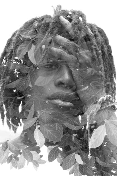 istock A contrast black and white double exposure 1293333942