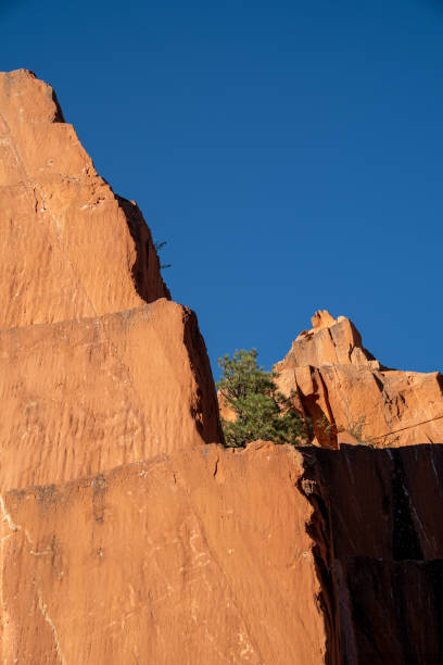 istock Red Rocks Open Space in Colorado Springs - beautiful formation against a bright blue sky 1293334218