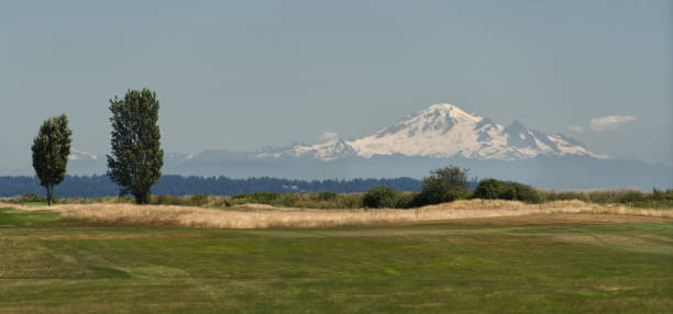 Mt Baker Mountain in WA seen from British Columbia mt baker stock pictures, royalty-free photos & images