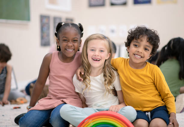 istock Preschool children happy together 1293346121