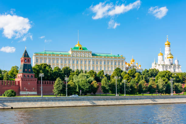 istock Moscow Kremlin with Ivan the Great Bell tower, Russia 1293350929