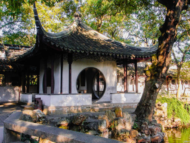 istock Suzhou Gardens, public Chinese traditional landscape architecture 1293351097