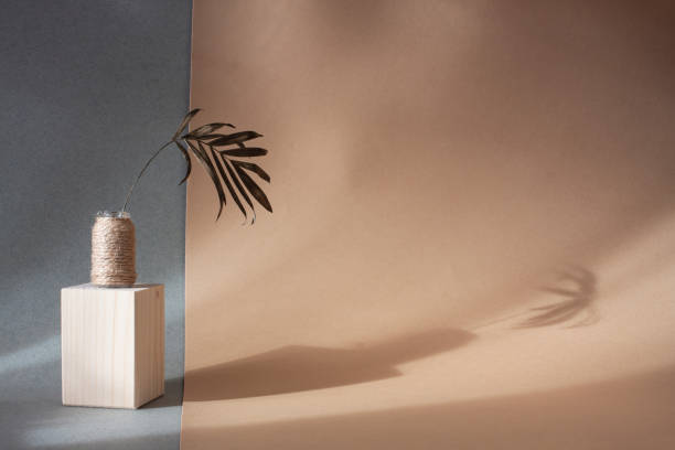 istock Abstract minimalist boho still life in pastel colors. 1293358627