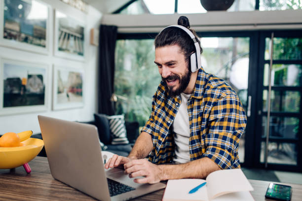 istock Portrait of a handsome freelancer working from his home office 1293360232