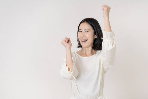 istock Female portrait on white background 1293362180