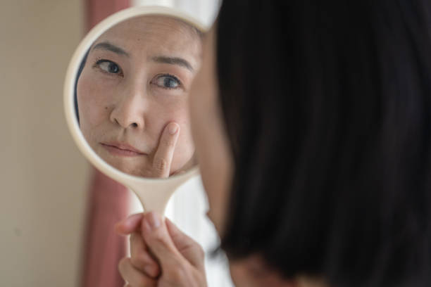 istock Image of women's skin care 1293362433