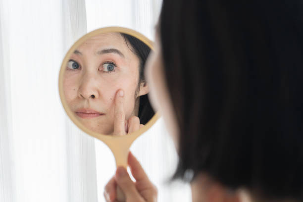 istock Image of women's skin care 1293362971