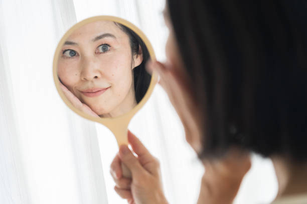 istock Image of women's skin care 1293363040