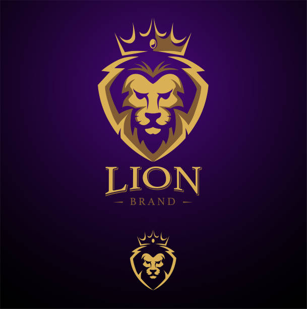e스포츠 사자 로고 캐릭터 - lion king stock illustrations