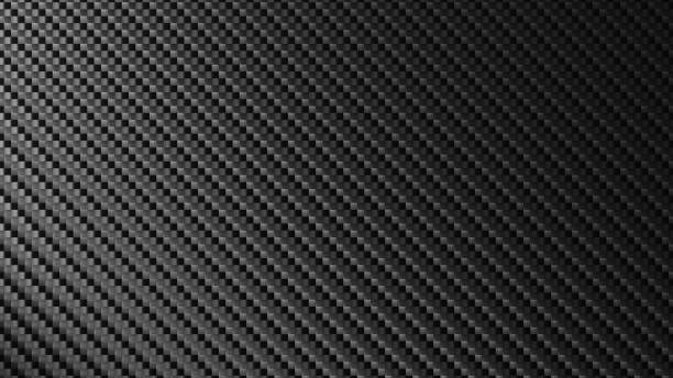 istock Carbon fiber style background 3D illustration 1293376109