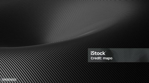 Carbon Fiber Style Background 3d Illustration Stock Photo - Download Image Now - Backgrounds, Abstract, Textured