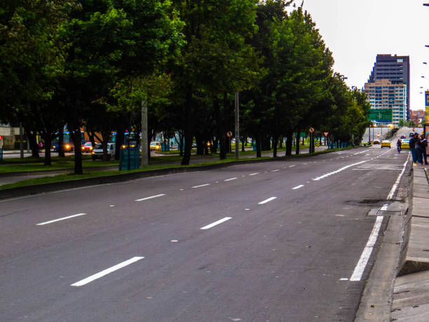 istock Multiple lane avenue and in Bogota - Colombia 1293377908
