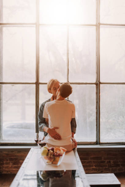 istock Gay couple at home 1293383955
