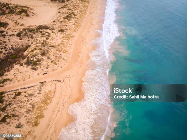 Preston Beach Western Australia Stock Photo - Download Image Now - Beach, Perth - Australia, Aerial View