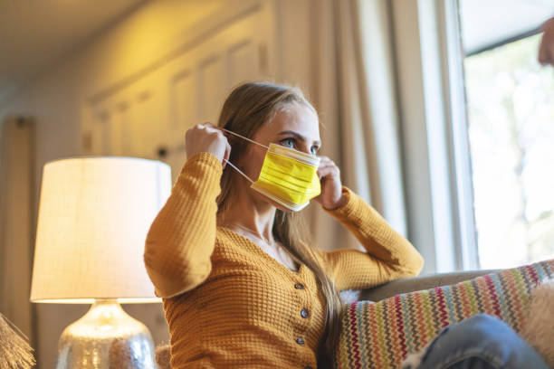 istock Generation Z Female With Protective Face Mask 1293395205
