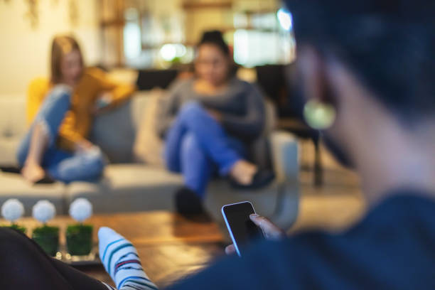 istock Multi Ethnic Group in Living Room Photo Series 1293395323