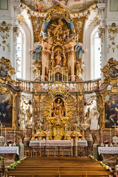 istock Interior of Andechs abbey church. 1293412601