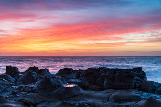 istock High Cloud Sunrise Seascape from Rock Platform 1293415571