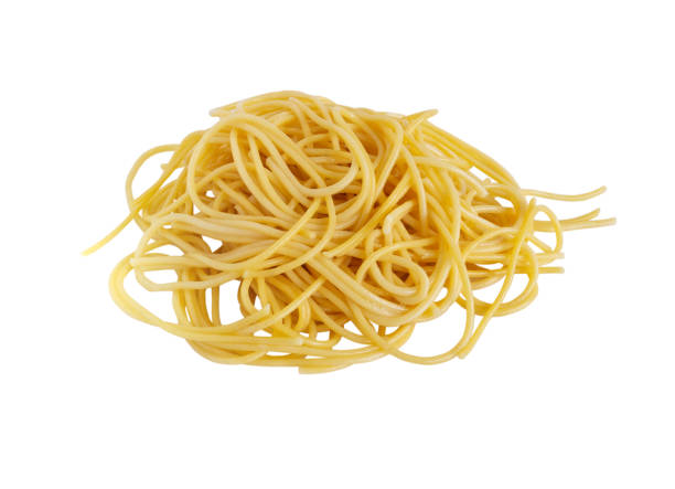 istock Spaghetti isolated on white background. raw food concept. 1293423459