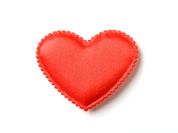 흰색 배경에 심장 모양 - february valentines day heart shape love 뉴스 사진 이미지