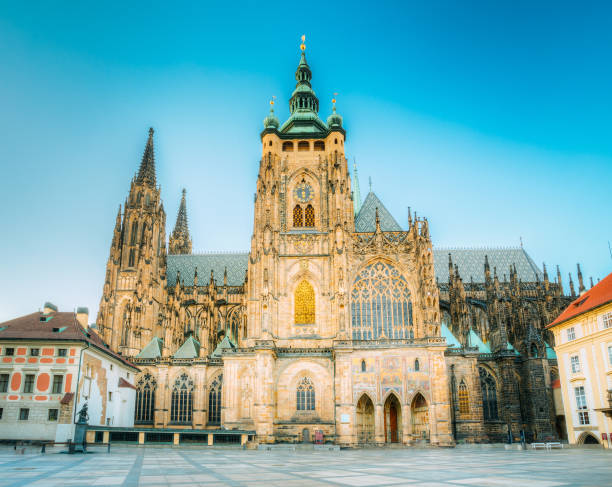istock View Of Historical Building Against Blue Sky 1293425687