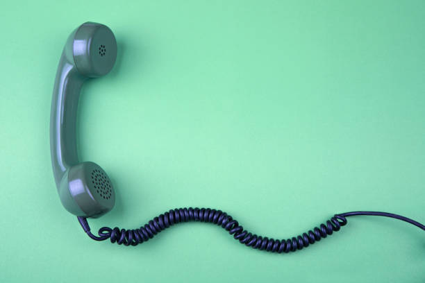 istock Old rotary telephone handset 1293428968