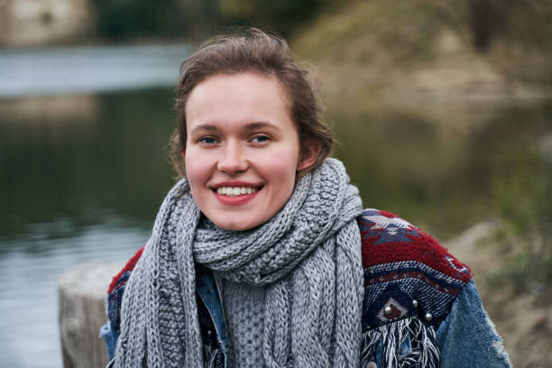 istock Woman smiling to the camera 1293431692
