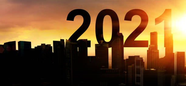 istock Happy New Year Background. Start in 2021 1293437540