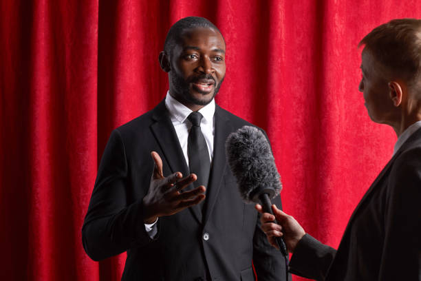 istock African-American Man Giving Interview 1293444887