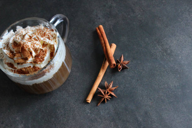 istock winter warming hot Irish coffee with Whiskey. 1293447217