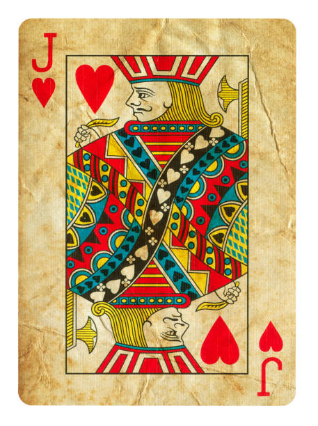 istock Jack Of Hearts old playing card - Isolated 1293462229