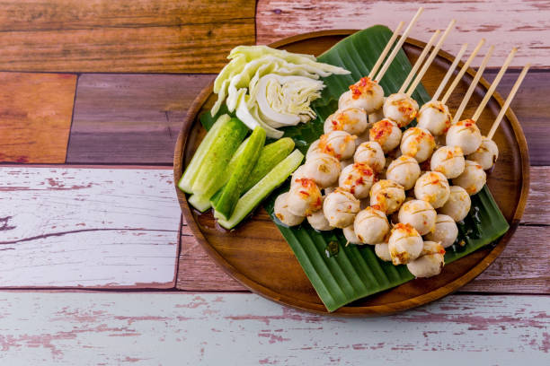 istock Grilled pork meatballs 1293464782