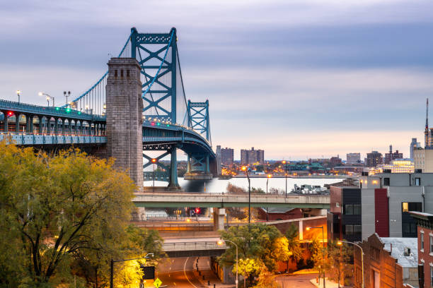 istock Philadelphia, Pennsylvania, USA at Benjamin Franklin Bridge 1293466613