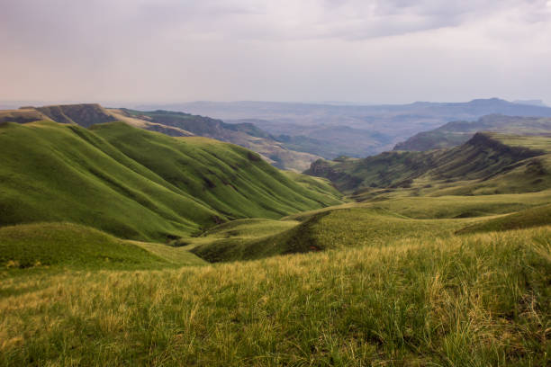 istock Distant rain from the Drakensberg 1293467754