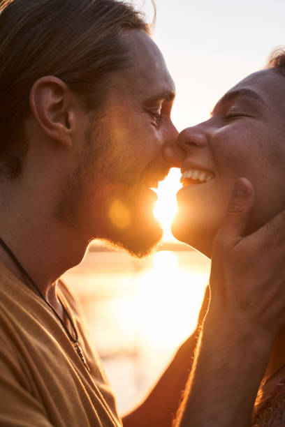 istock Couple embracing at the nature 1293470235