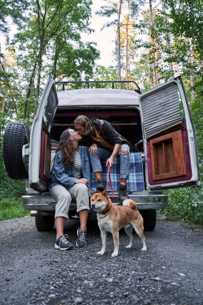 istock Man kissing his girlfriend 1293470298