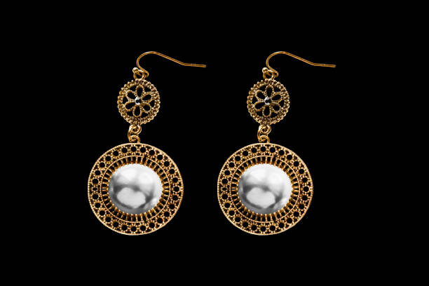 istock Vintage earrings isolated 1293472958