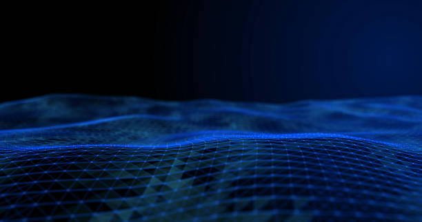istock Technology digital wave background concept. stock photo 1293478513