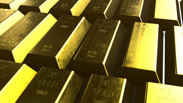 istock Gold ingots stock photo 1293478752