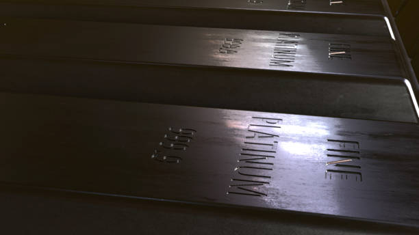 istock Platinum Ingot Pile stock photo 1293478841