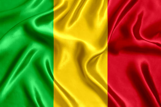 istock Flag of Mali silk 1293479810