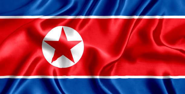 istock Flag of North Korea silk 1293479834