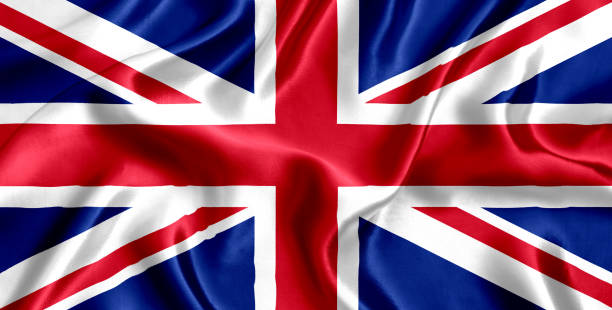 istock Flag of Great Britain silk 1293480083