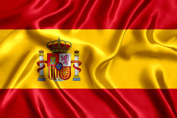 istock Flag of Spain silk 1293480153
