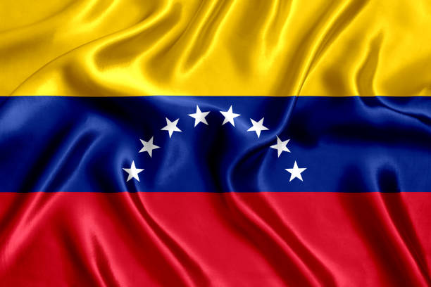 istock Flag of Venezuela silk 1293480189