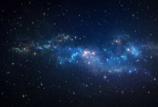 宇宙空間で輝く星座と銀河 - 球状星団 ストックフォトと画像