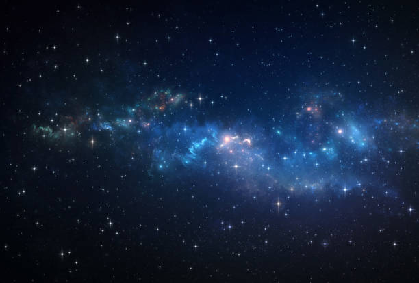 istock Stars constellations and galaxies shining in outer space 1293480900