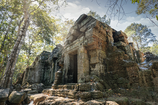 Ta Nei Temple in Angkor Wat Archaeological Area Siem Reap Cambodia